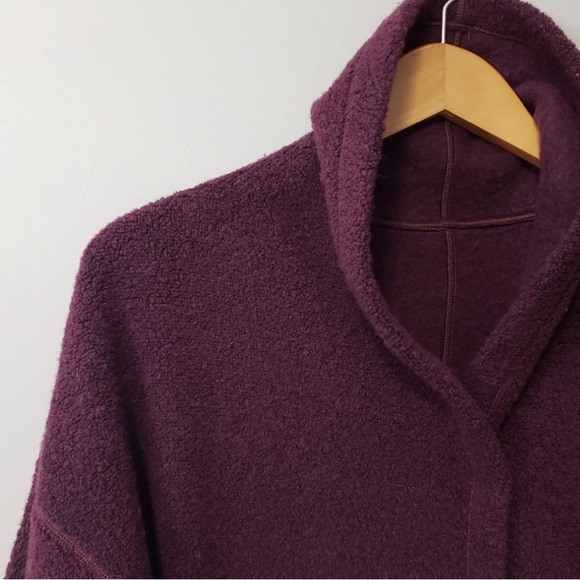 Lululemon * Sincerely Sherpa Wrap Jacket Sz M - Picture 3 of 5